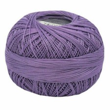 Lizbeth Egyptian Cotton Crochet Thread Size 20 Color 632 Medium Purple