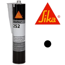 Sikaflex 252 - Black - Sealant Adhesive - UK Stock - Sika - EXP:01/26