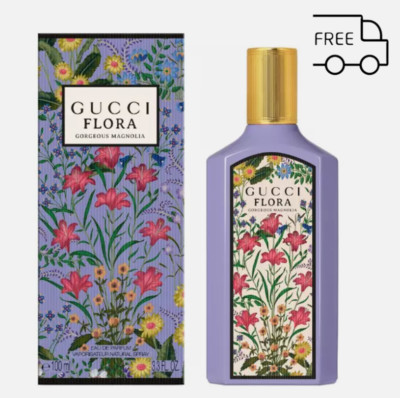 Flora Gorgeous Magnolia By-Gucci Eau De Parfum EDP 3.3 Oz Perfume For Women NIB