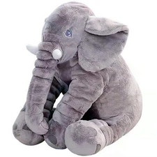 Ryttir 24" Fuzzy Large Elephant Stuffed Animal Plush Toy, Ultra-Soft & Cuddly