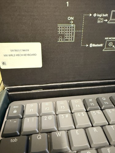 MX Mechanical Wireless Illuminated Performance Keyboard, Logitech, Backlit Keys - Picture 1 of 10