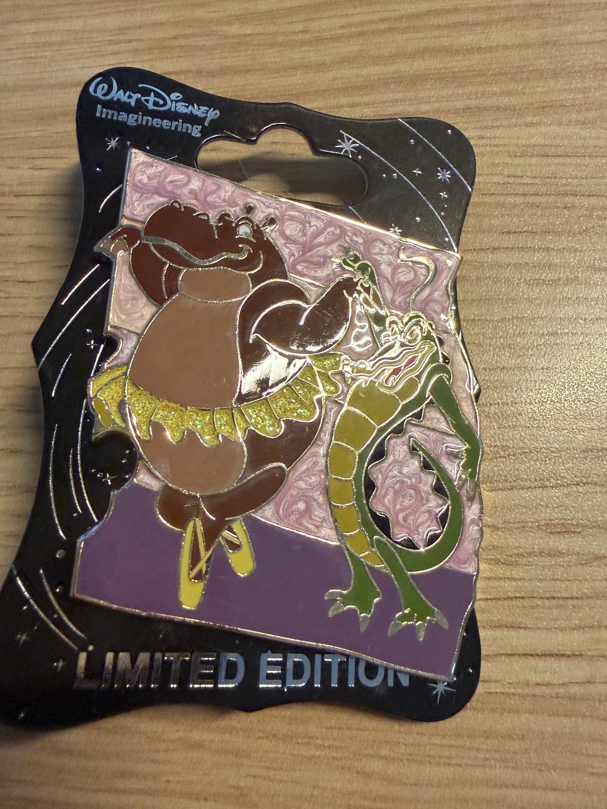WALT DISNEY IMAGINEERING PIN FANTASIA HYACINTH HIPPO BEN ALI GATOR
