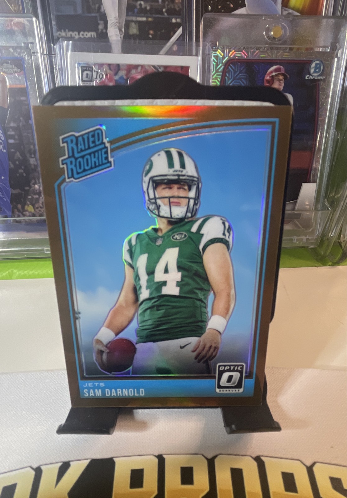 2018 Donruss Optic - Rated Rookie Sam Darnold #151 Bronze Prizm (RC)