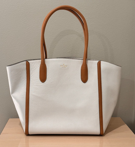 Kate Spade Forster Caroline Lane Tote Cream/Natural