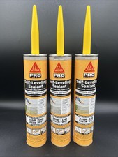 3 Pack Sikaflex Self Leveling Sealant Gray polyurethane