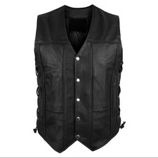 Leather vest