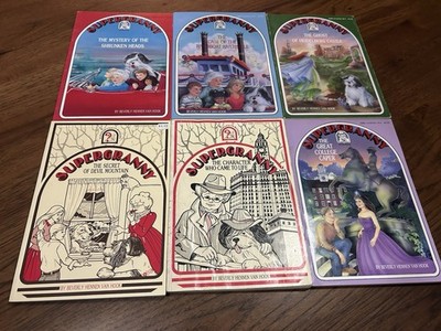 Complete Lot of 1-6 Supergranny Paperback Books 1 2 3 4 5 6 Beverly Van Hook PB