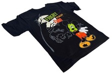 Disney Boys Mickey Mouse Halloween Fright Fully Fun Black Shirt Size Small