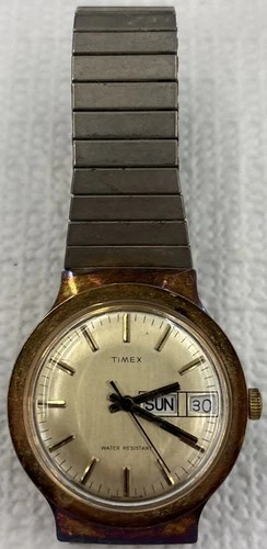 Vintage Timex Mechanical Wind 26961-10678 Functional For Parts Only