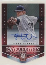 2012 Elite Extra Edition Aspirations Die-Cut Signatures Tyler Wagner Auto 9pd