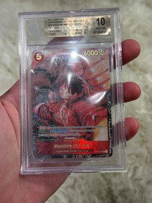 One Piece OP05 Monkey D. Luffy 1st Anniversary ST01-012 BGS 10 Gem