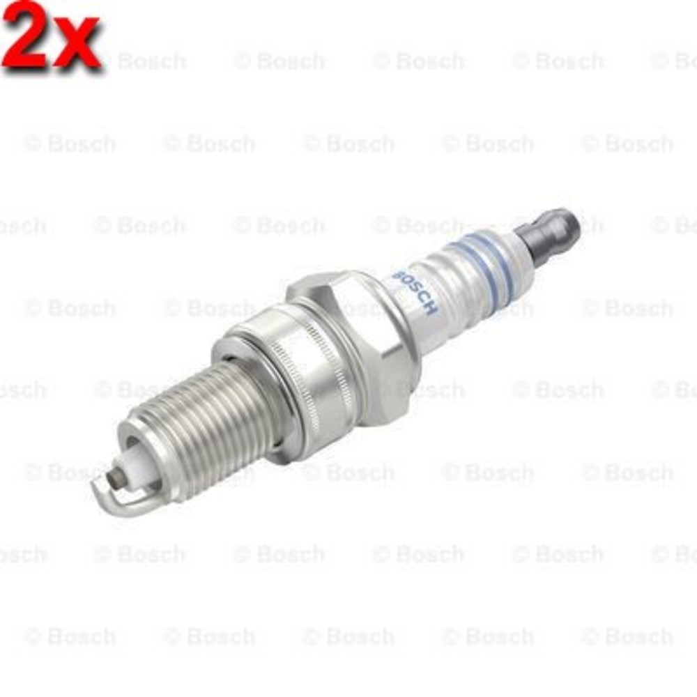 BOSCH X2 Spark Plug For BERTONE Freeclimber BMW CHRYSLER DODGE 77-01 0242229779