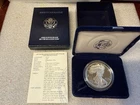1995 P S$1  American Eagle One Ounce Silver Proof Coin with Box & COA OGP