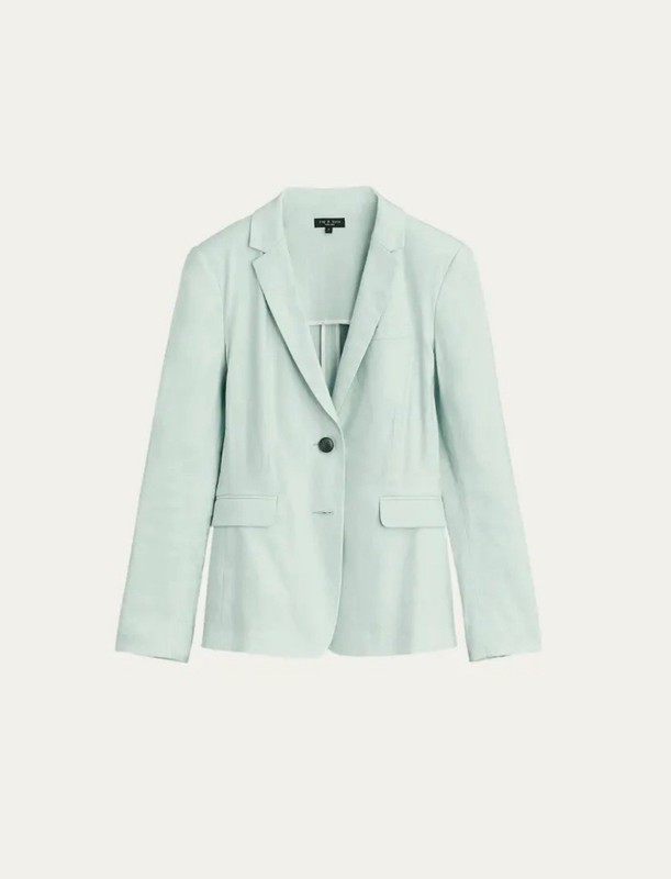 Rag & Bone Brand New Women’s Razor Linen Blazer Mint Green Size 0
