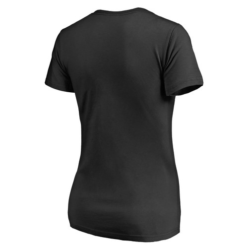 Damen T-Shirt schwarz Tampa Bay Lightning Core Smoke V-Ausschnitt - Bild 3 von 3