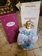 Vintage Ashton Drake Porcelain Doll Ciderella At The Ball 1992 Both...