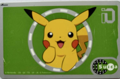 Pokémon Pikachu Suica card Usable japan Transportation prepaid IC