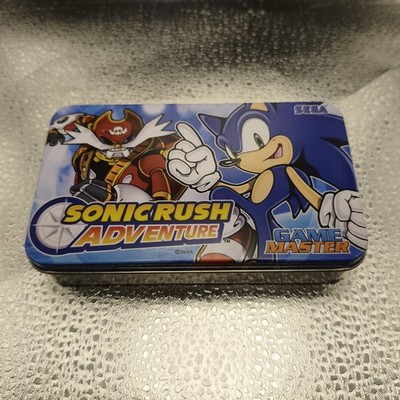 Sega Sonic Rush Adventure altes seltenes Metall Case / Box Collectible NDS Top 