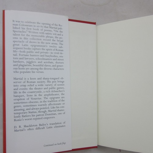 Martial Epigrams Vol I/ Spectacles /Books 1-5- Shackleton Bailey - Loeb - 1993 - Picture 3 of 5