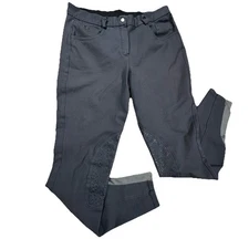 Piper by SmartPak Full Seat Breeches 32L Womens Gray Equestrian Riding Pants