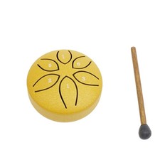 3 Inch 6 Tone Steel Tongue Drum  Hand Pan  with Drumsticks Percussion8800