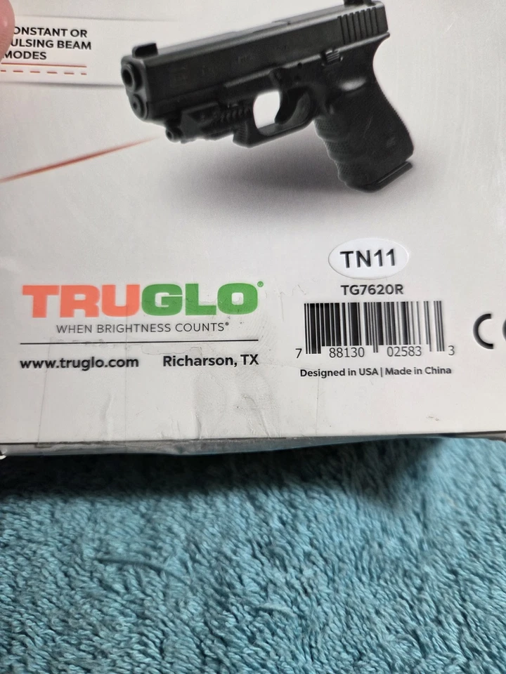 TruGlo #TG7620R Sight-Line Compact RED Laser Mounts to Standard Picatinny Rail - Image 4 of 4