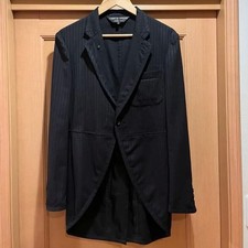 COMME des GARCONS HOMME PLUS Men's Jacket Black Size M 85cm Length FB ADA