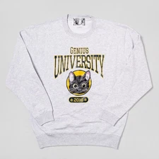 Yuko Higuchi Sweatshirt Long Sleeve XL-size Gray Cotton 100% Boris Zakkaten