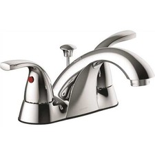 Seasons Anchor Point Bathroom Faucet Chrome 2 Handle 4" Centerset