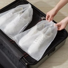 30 pcs Travel Shoe Storage Bags Breathable Dust Free Pouch Non-Woven Drawstring