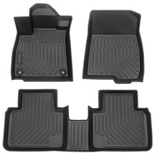 All-Weather TPE Floor Mats for 2018-2023 Honda Accord, 2-Row Black