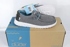 Hey Dude Kids Boys Wally Youth Sox Stretch Slip On Lightweight Sharkskin