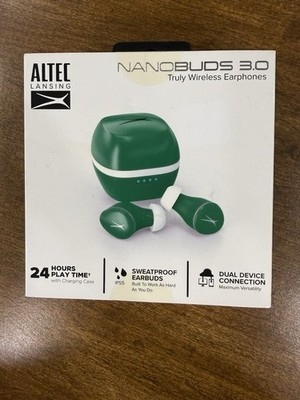 Altec Lansing NanoBuds 3.0 Wireless Bluetooth Earbuds Green