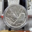 Elemetal Mint No Prey No Pay Privateer White Whale 2 oz 999 Silver UHR Art Round