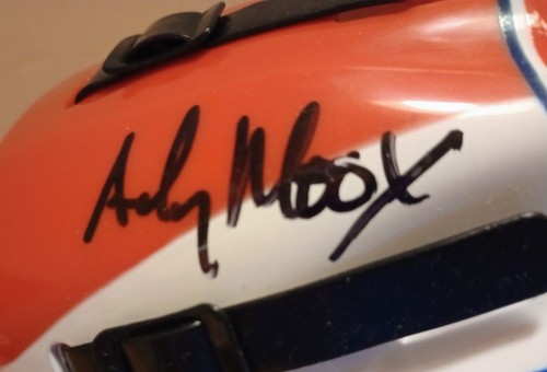 Andy Moog Autographed Montreal Canadiens Riddell Mini-Goalie Mask - Picture 2 of 6