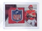 PATRICK MAHOMES II 2025 IMMACULATE COLLECTION NFL SHIELD PATCH /5 CHIEFS Q4282
