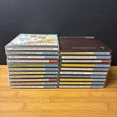 Lot of 22 Chandos Label Classical CDs CD Bundle Orchestra Piano Choir & More