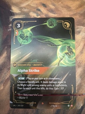 Riftbound - Alpha Strike UNL 192/219 - Unleashed English Near Mint