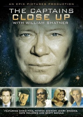 The Captains Close Up DVD William Shatner, Patrick Stewart, Chris Pine Star Trek
