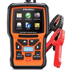 FOXWELL BT301 Car Battery Tester 12V, Load Orange & Black 