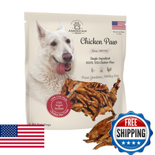 American Paws Dehydrated Chicken Feet Dog Treats, Only One Ingredient, No Additi