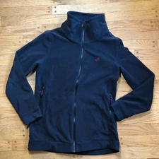 Adidas Polar Fleece Women's Jacket Full Zip Fleece Large Soft Turtle Neck