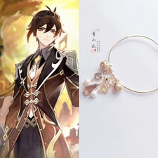 Anime Bracelet Zhongli Hand Chain Genshin Impact Bangle Colleagues Brace Lace