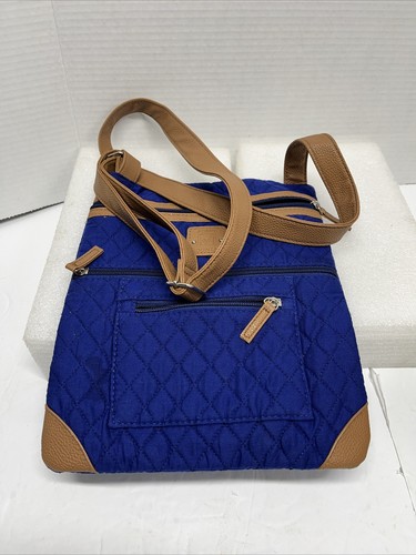 Bolso corporal Stone Mountain azul 11" X 9,25" con correa ajustable - Imagen 5 de 5