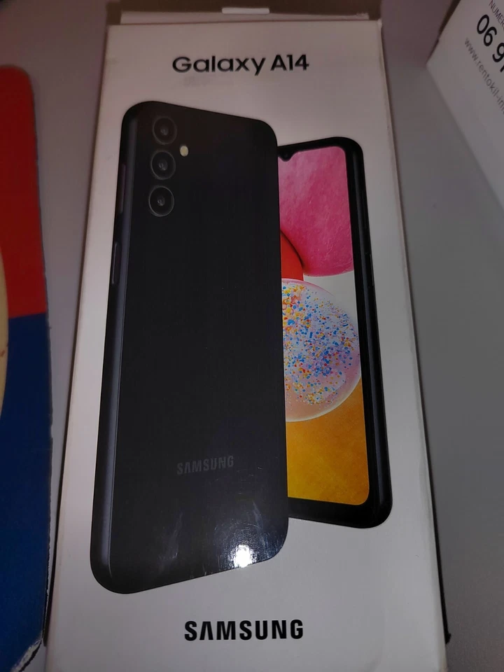 SAMSUNG NEW GALAXY A14 4G DUAL SIM SM-A14 DS 64GB RAM 4GB NERO ITALIA BRAND - Immagine 2 di 4