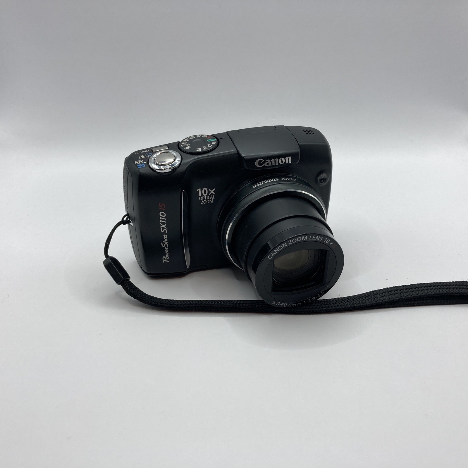 Canon PowerShot SX110 IS 9MP Digital Camera Black w/ 2GB SD Card