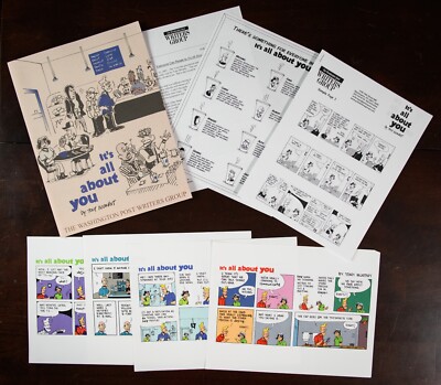 ''It's All About You'' (2007) comic strip press kit - by Tony Murphy - RARE
