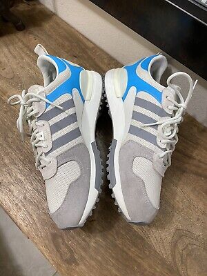 Adidas ZX 700 Art GX8941 Gray / White / Blue Men&#039;s Sneakers US Size | eBay