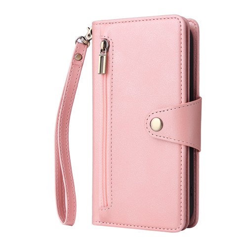 Zip Wallet Leather Flip Case For iPhone 16 15 14 Pro Max 13 12 11 XS XR 8 7 6 Se - Picture 17 of 17