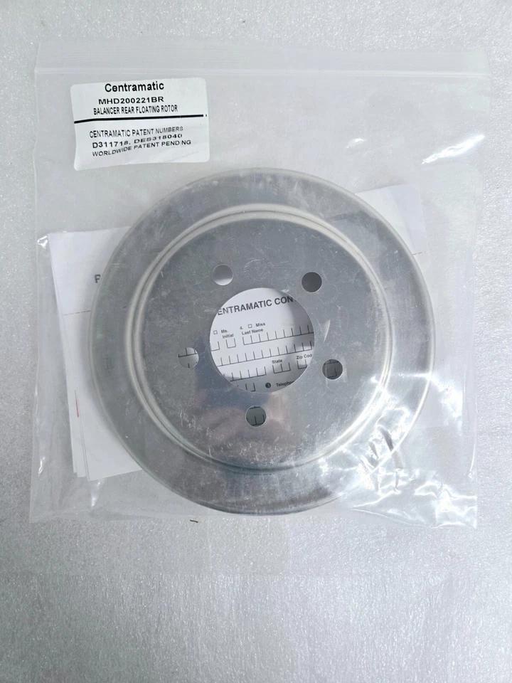 Harley-Davidson Balancer REAR Floating Rotor OEM Centramatic MHD200221BR - Image 2 of 4